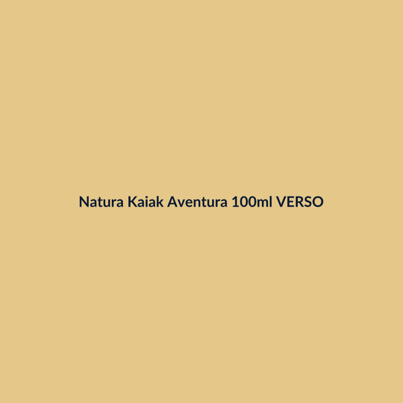 Natura Kaiak Aventura 100ml VERSO