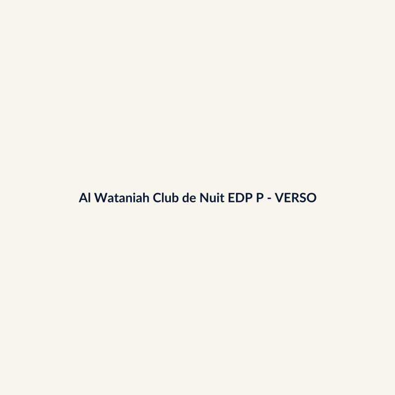 Al Wataniah Club de Nuit EDP Perfume Árabe 100g - imagem 2