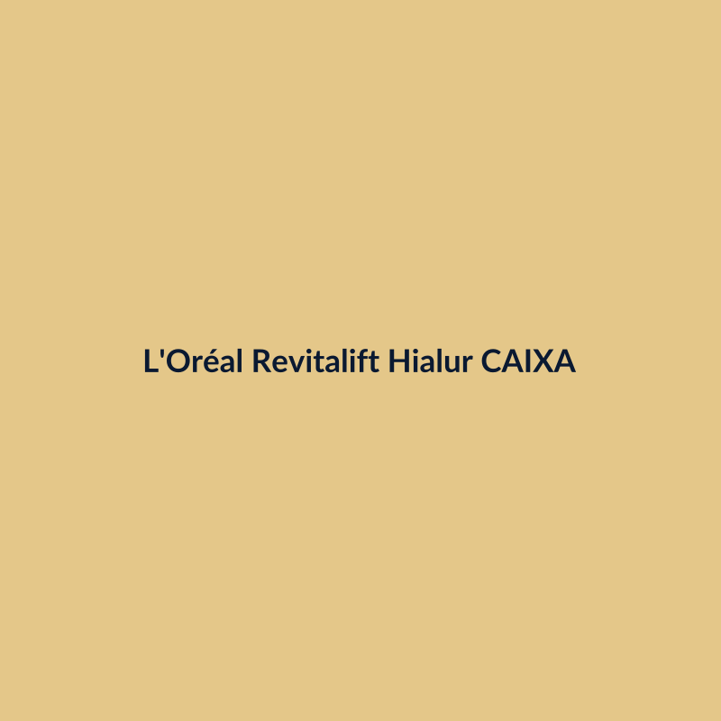 L'Oréal Revitalift Hialurônico 30ml CAIXA