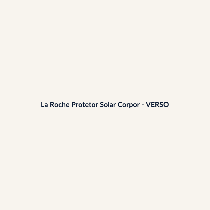 La Roche Protetor Solar Corporal FPS 50 Protetor Solar 100ml - imagem 2