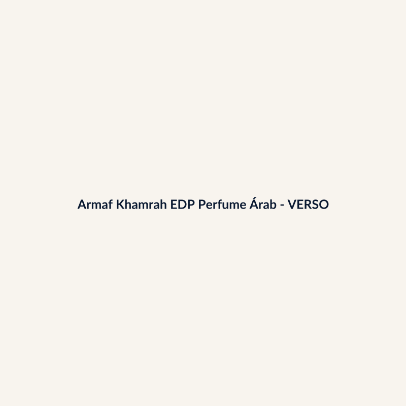 Armaf Khamrah EDP Perfume Árabe 50ml - imagem 2