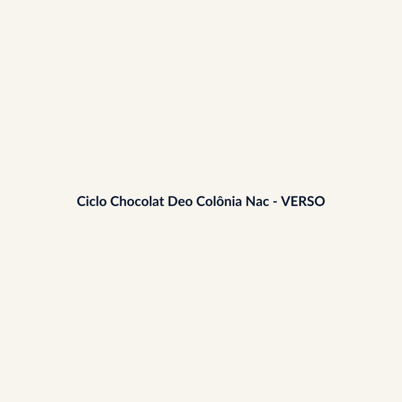 Ciclo Chocolat Deo Colônia Nacional 400ml - imagem 2