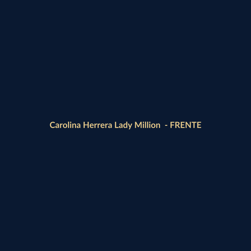 Carolina Herrera Lady Million EDT Perfume Importado 60ml - imagem 1