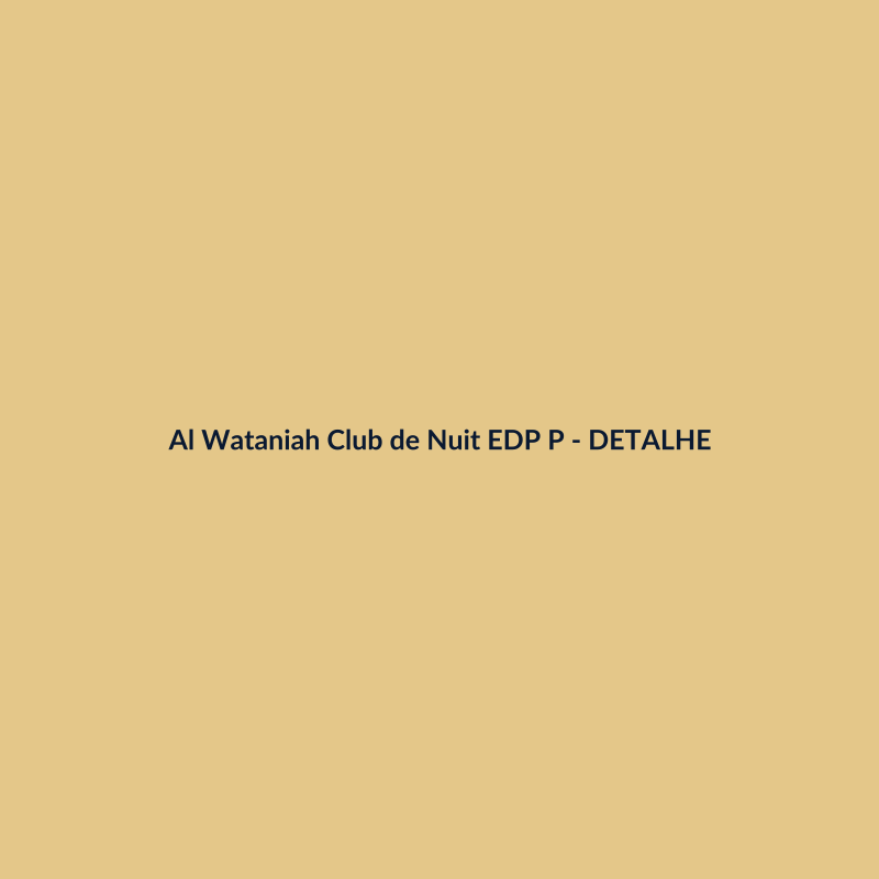 Al Wataniah Club de Nuit EDP Perfume Árabe 100g - imagem 3