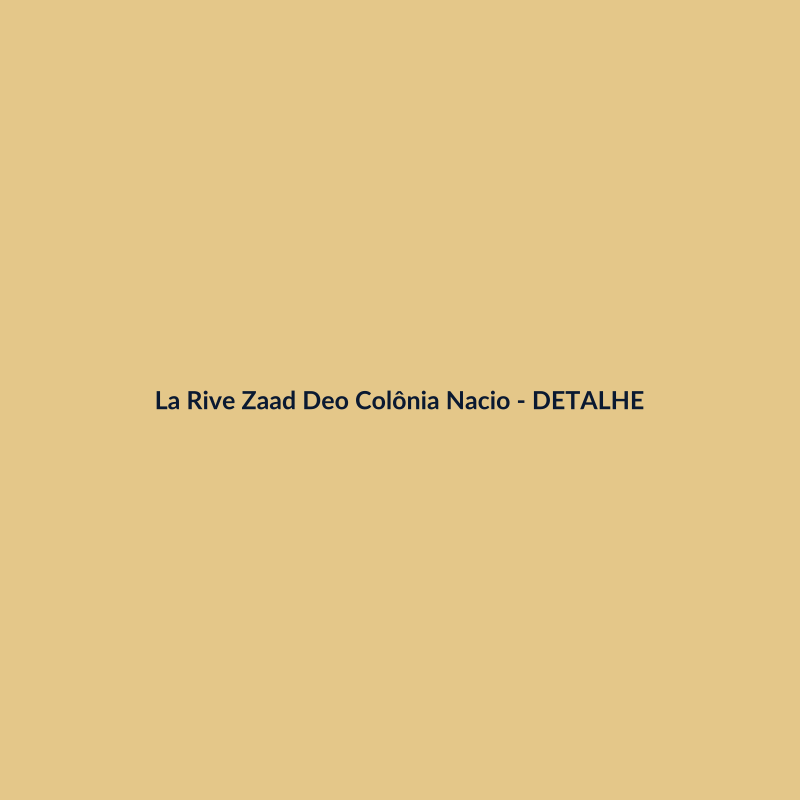 La Rive Zaad Deo Colônia Nacional 100ml - imagem 3