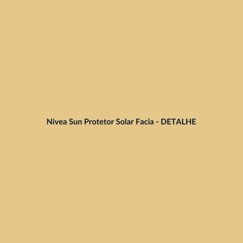 Nivea Sun Protetor Solar Facial FPS 60 Protetor Solar 75ml - imagem 3