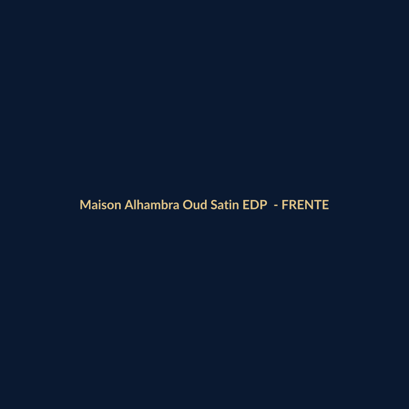 Maison Alhambra Oud Satin EDP Perfume Árabe 100g - imagem 1
