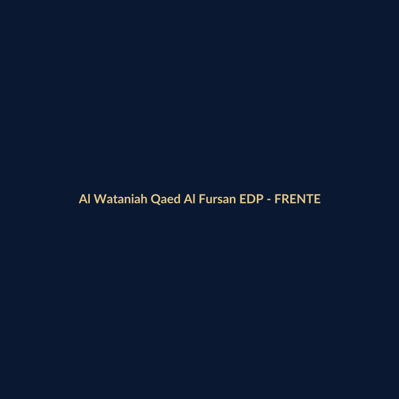 Al Wataniah Qaed Al Fursan EDP Perfume Árabe 75ml - imagem 1
