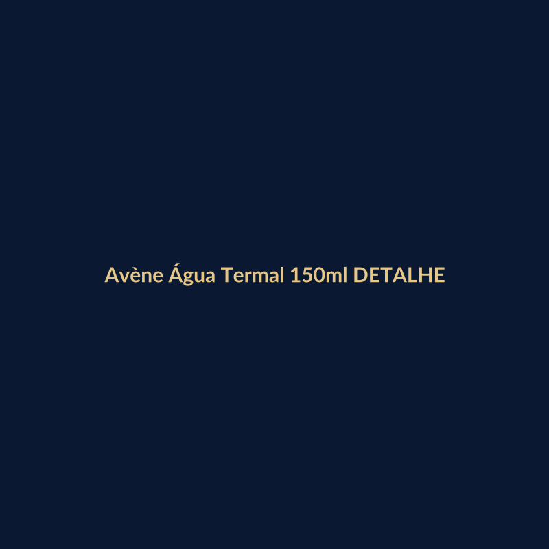 Avène Água Termal 150ml DETALHE