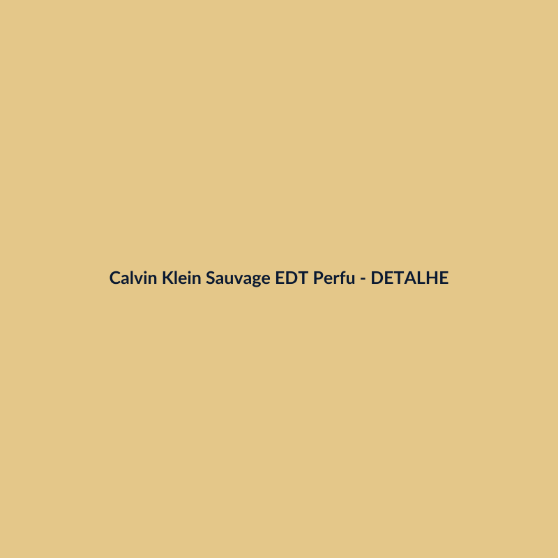 Calvin Klein Sauvage EDT Perfume Importado 90ml - imagem 3