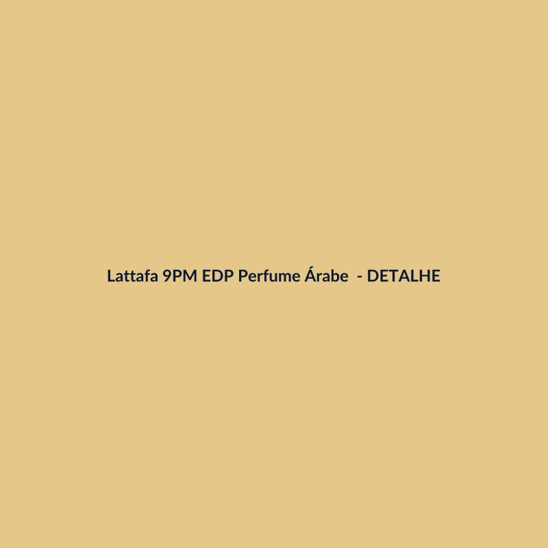 Lattafa 9PM EDP Perfume Árabe 90ml - imagem 3
