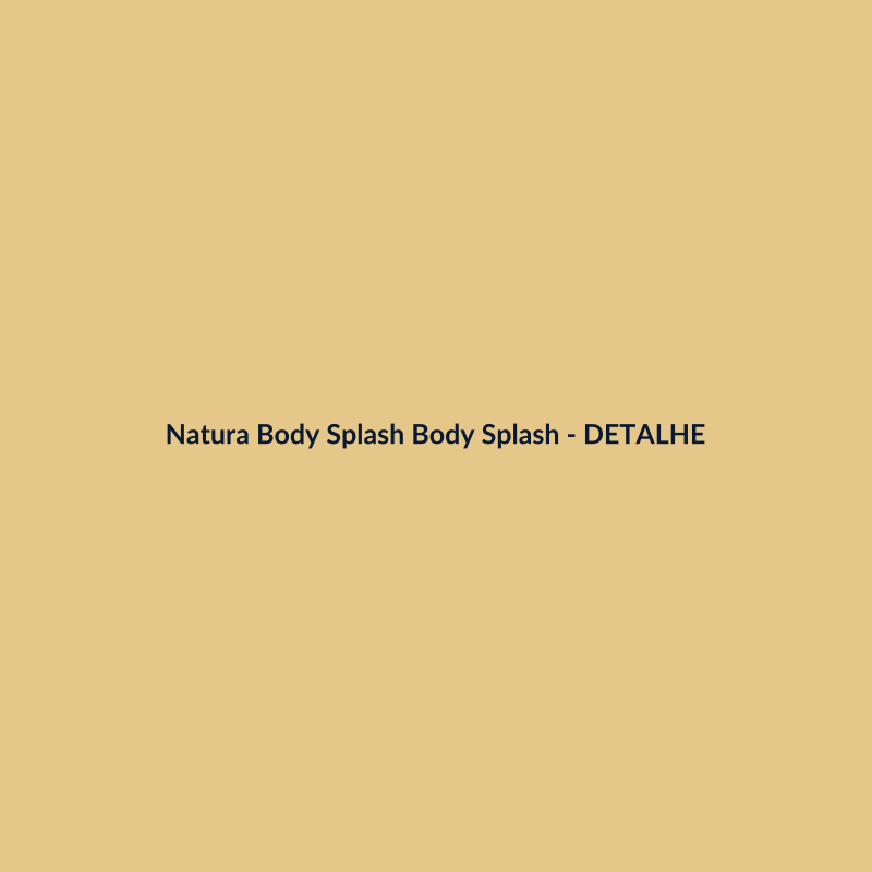 Natura Body Splash Body Splash Hidratante 100ml - imagem 3