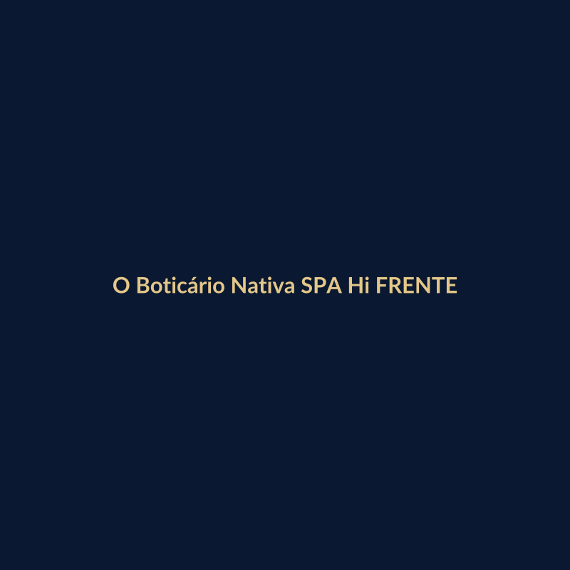 O Boticário Nativa SPA Hidratante 400ml FRENTE