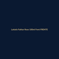 Lattafa Fakhar Rose 100ml Feminino FRENTE