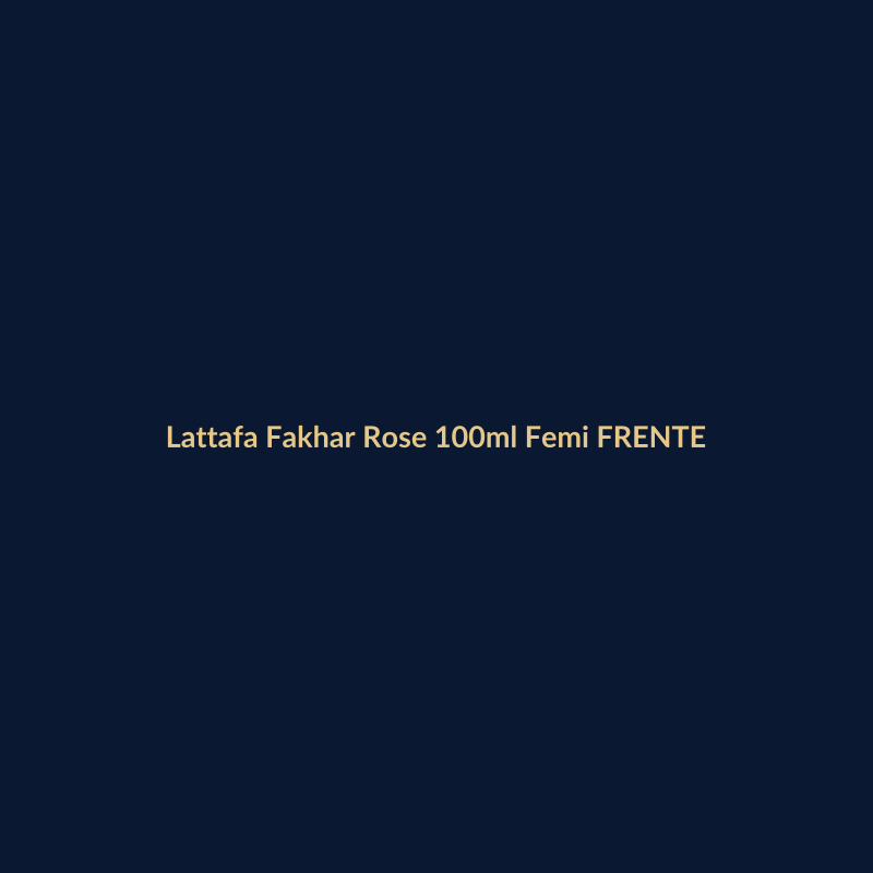 Lattafa Fakhar Rose 100ml Feminino FRENTE