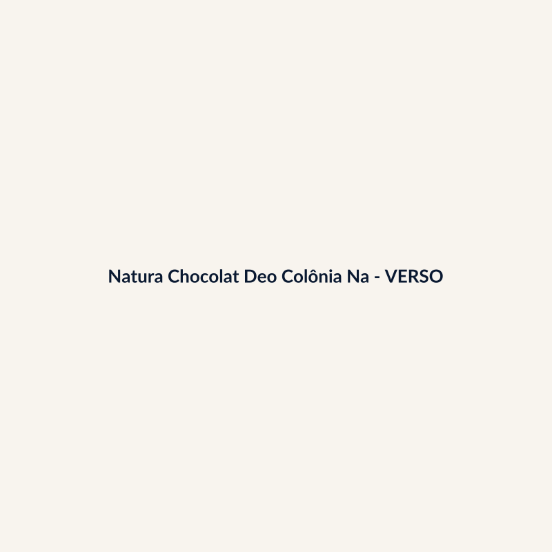 Natura Chocolat Deo Colônia Nacional 30ml - imagem 2