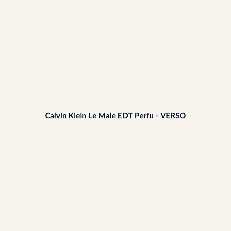 Calvin Klein Le Male EDT Perfume Importado 30ml - imagem 2