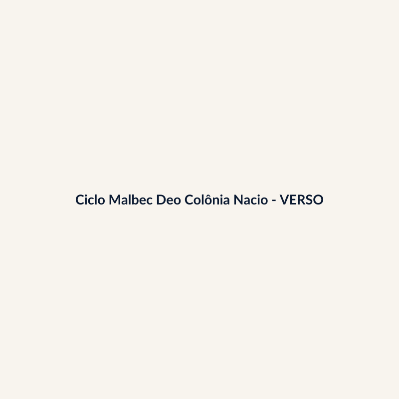 Ciclo Malbec Deo Colônia Nacional 100ml - imagem 2