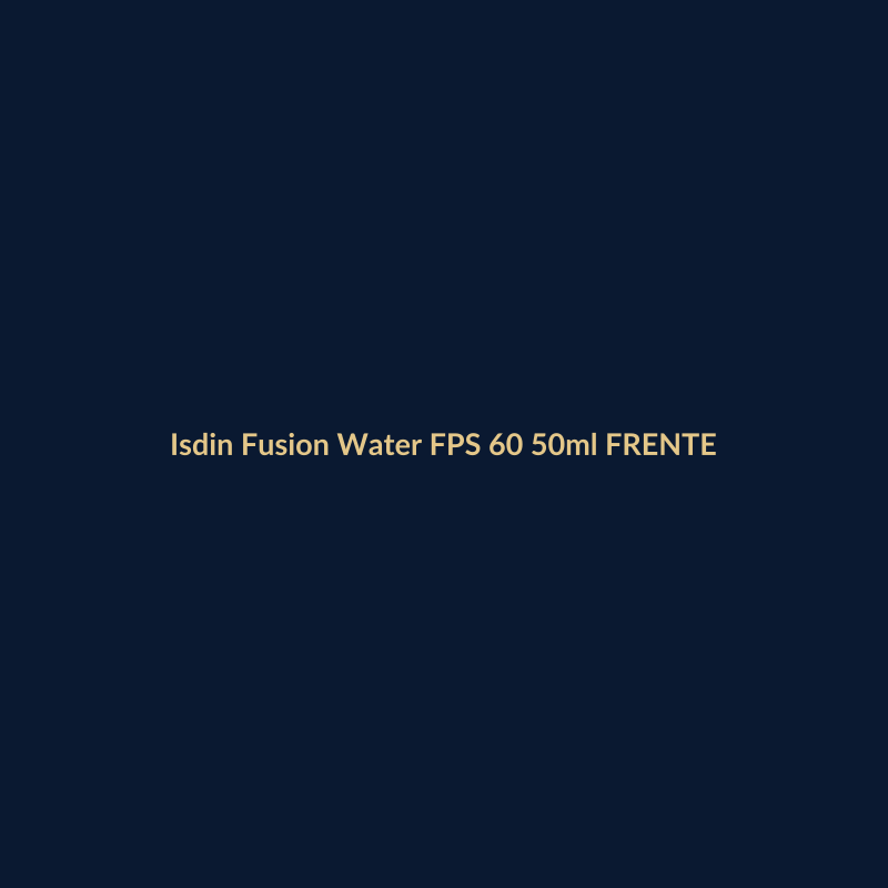 Isdin Fusion Water FPS 60 50ml FRENTE