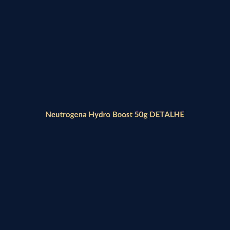 Neutrogena Hydro Boost 50g DETALHE