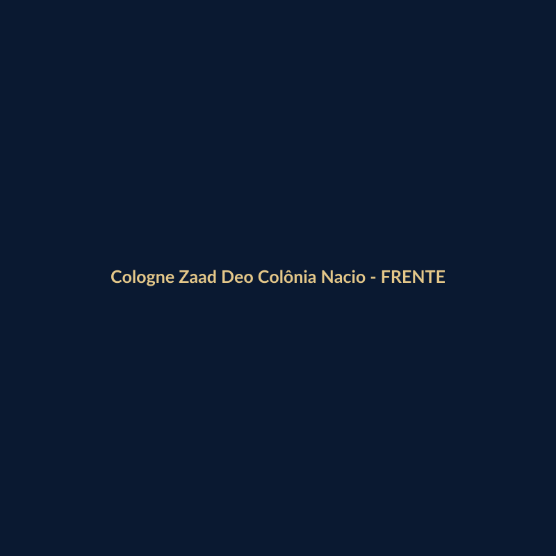 Cologne Zaad Deo Colônia Nacional 150ml - imagem 1
