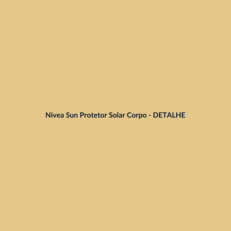 Nivea Sun Protetor Solar Corporal FPS 50 Protetor Solar 50ml - imagem 3