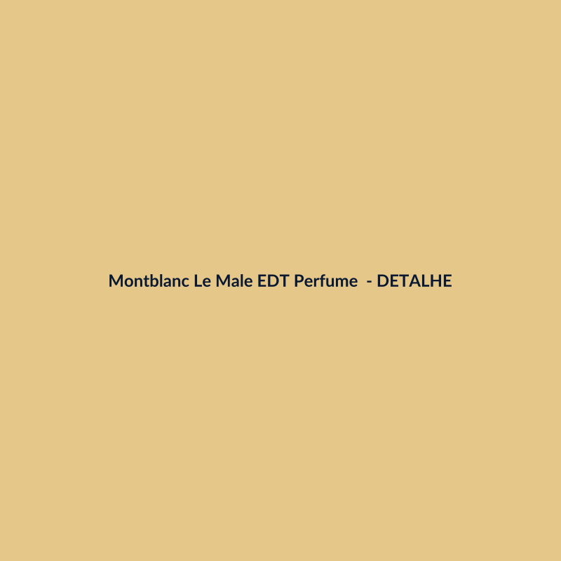 Montblanc Le Male EDT Perfume Importado 100ml - imagem 3