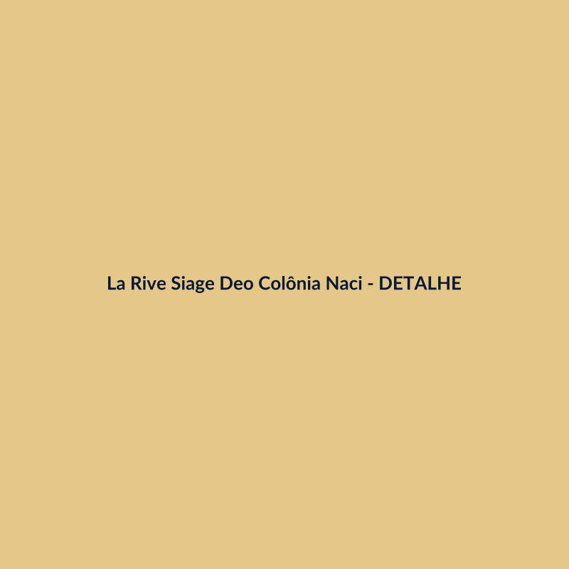 La Rive Siage Deo Colônia Nacional 50ml - imagem 3