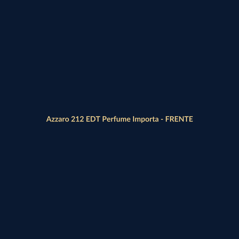 Azzaro 212 EDT Perfume Importado 30ml - imagem 1
