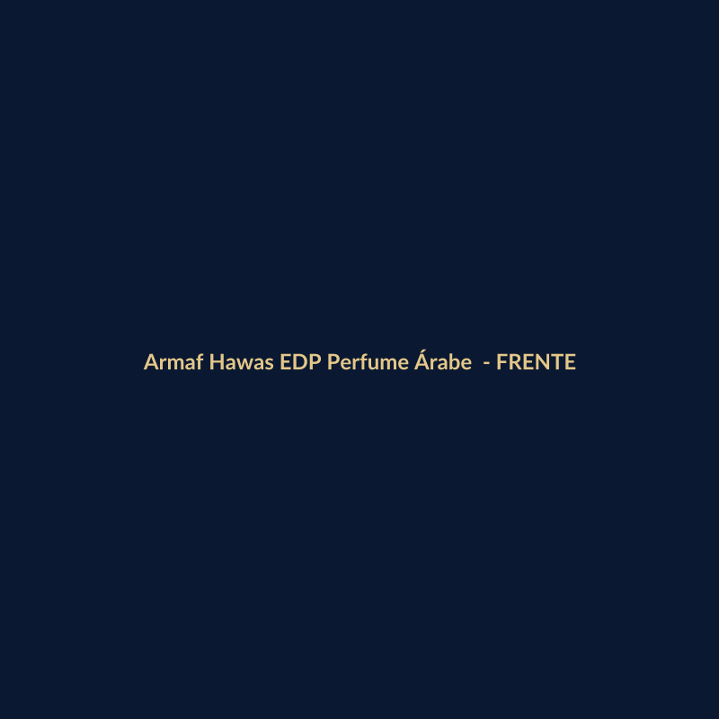 Armaf Hawas EDP Perfume Árabe 30ml - imagem 1