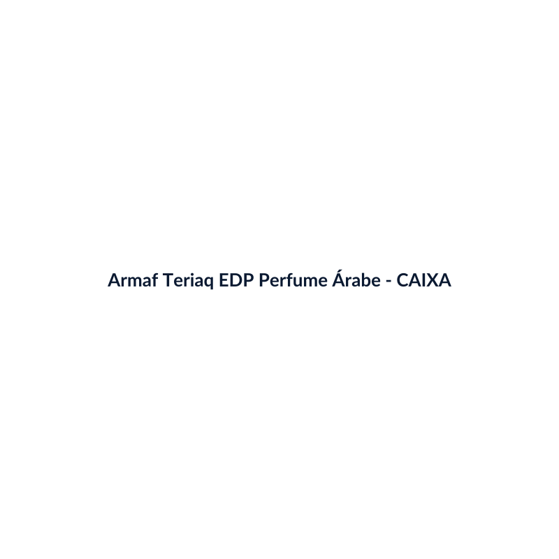 Armaf Teriaq EDP Perfume Árabe 90ml - imagem 4