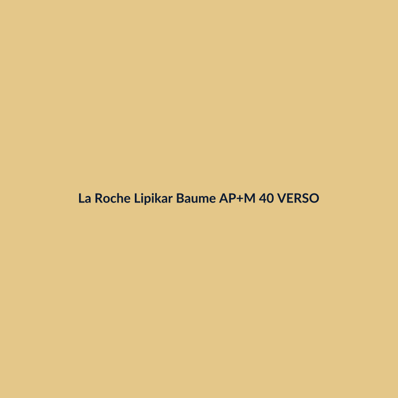 La Roche Lipikar Baume AP+M 400ml VERSO