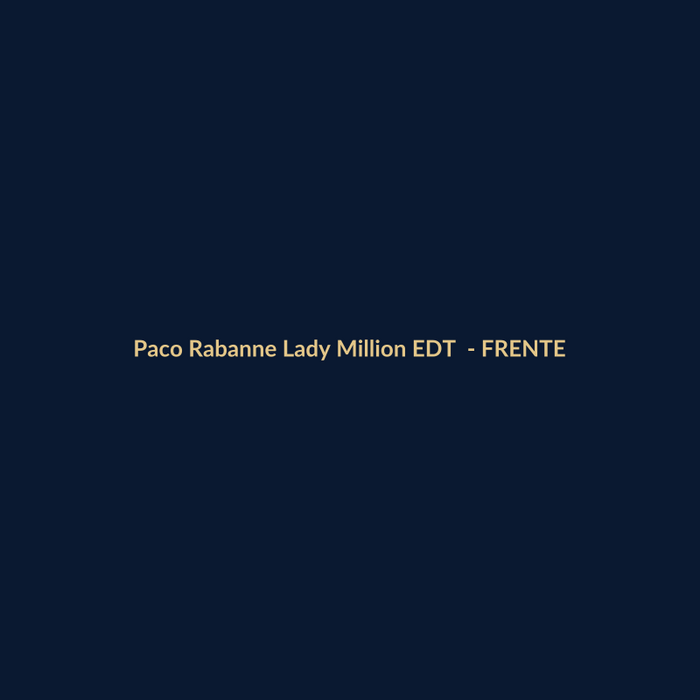 Paco Rabanne Lady Million EDT Perfume Importado 100g