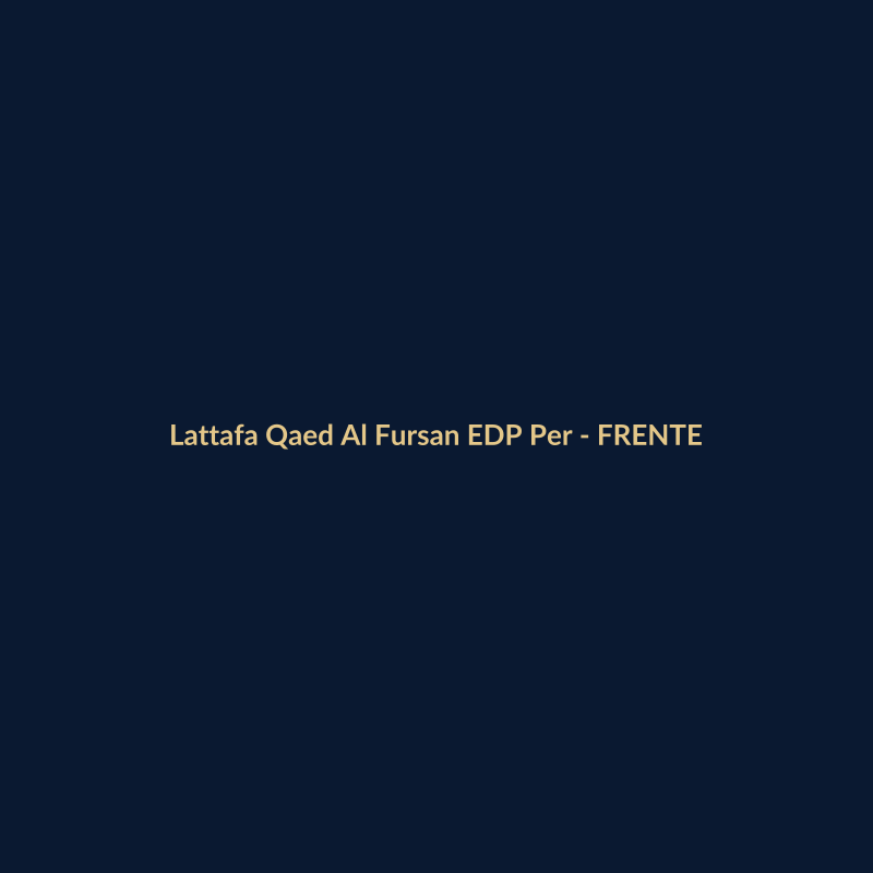 Lattafa Qaed Al Fursan EDP Perfume Árabe 90ml - imagem 1