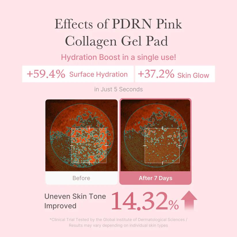 Medicube Discos Tonificantes em Gel PDRN Pink Collagen 70 unidades