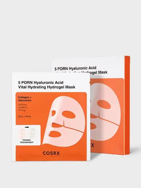 COSRX Máscara de Hidrogel Hidratante 5 PDRN e Ácido Hialurônico — 3 unidades