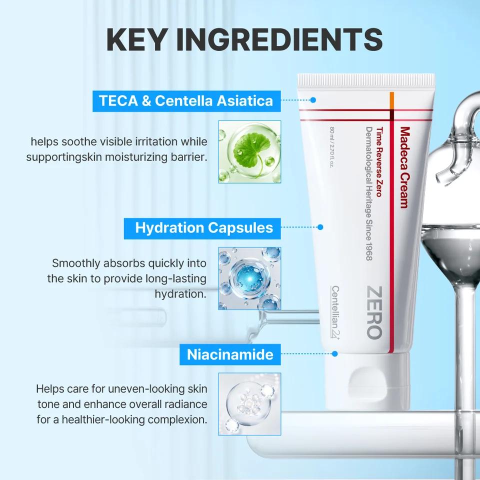 Centellian24 Creme Madeca Time Reverse Zero — Kit 2 × 80 ml