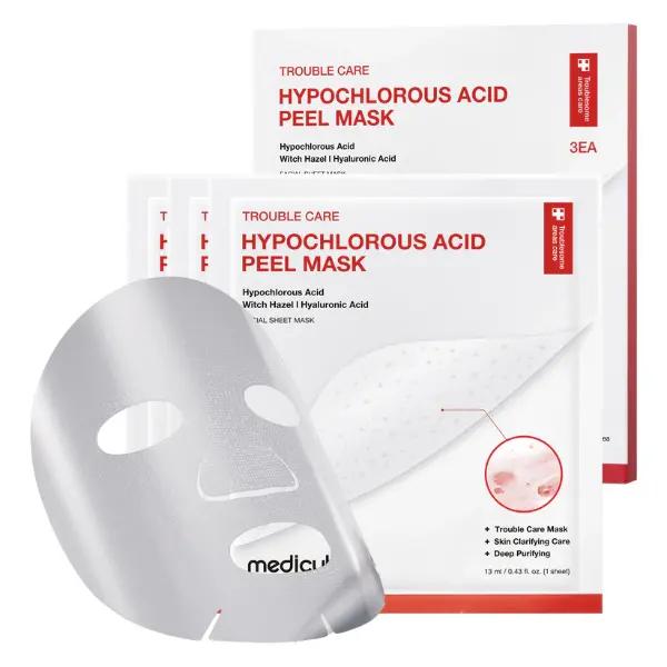 Medicube Máscara Esfoliante Hypochlorous Acid Peel 3 unidades