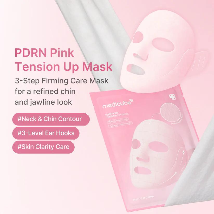 Medicube Kit Máscaras PDRN Pink Lift Up 4 unidades de 34 g