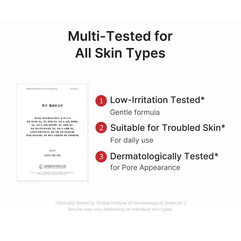 Medicube Máscara Esfoliante Hypochlorous Acid Peel 3 unidades