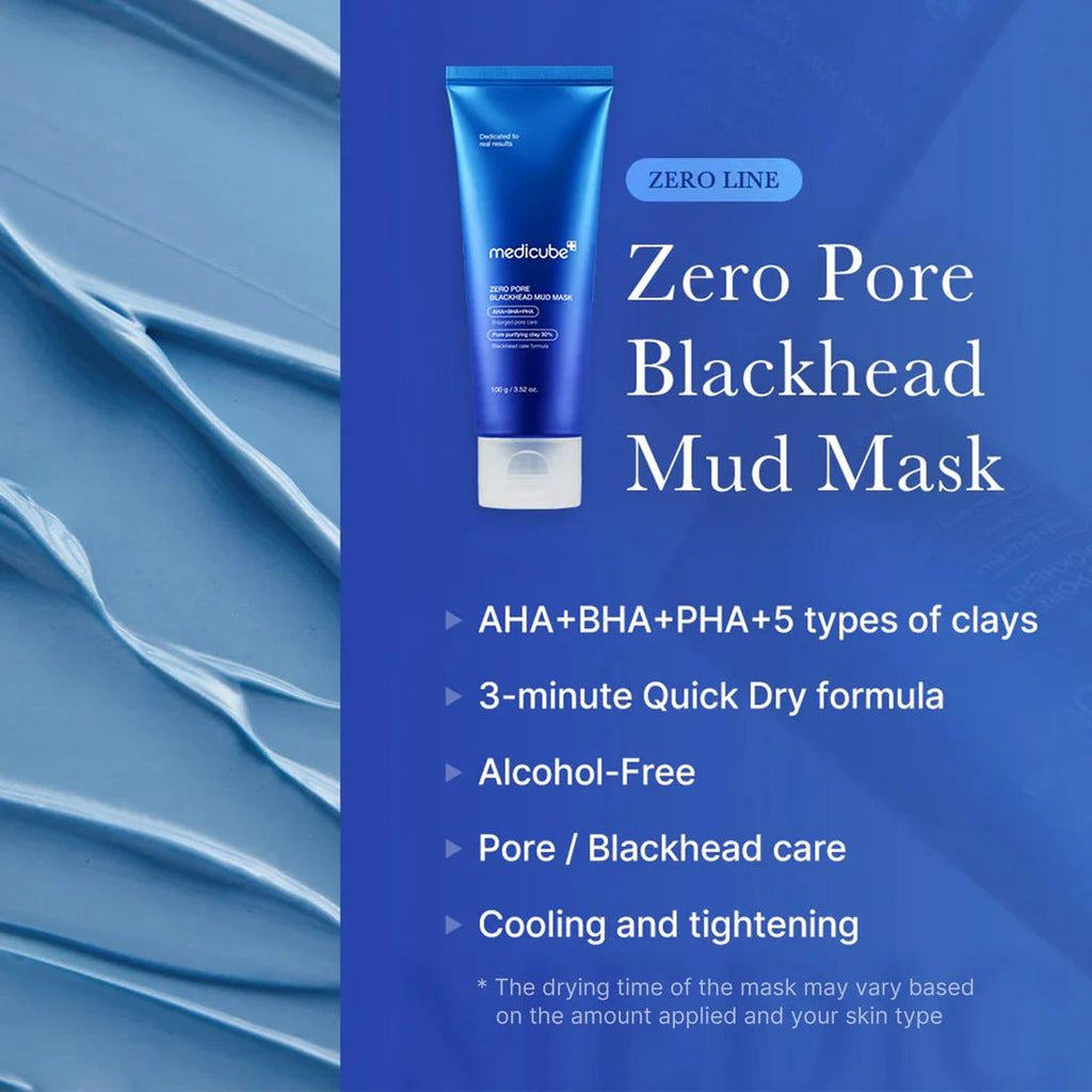 Medicube Máscara de Argila para Cravos Zero Pore 100 ml