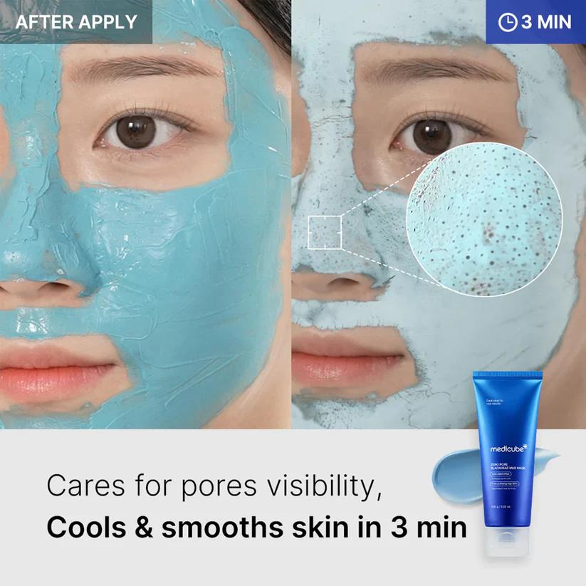 Medicube Máscara de Argila para Cravos Zero Pore 100 ml