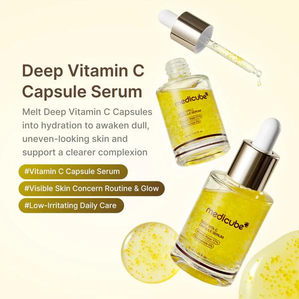 Medicube Sérum com Cápsulas Deep Vita C 30 ml