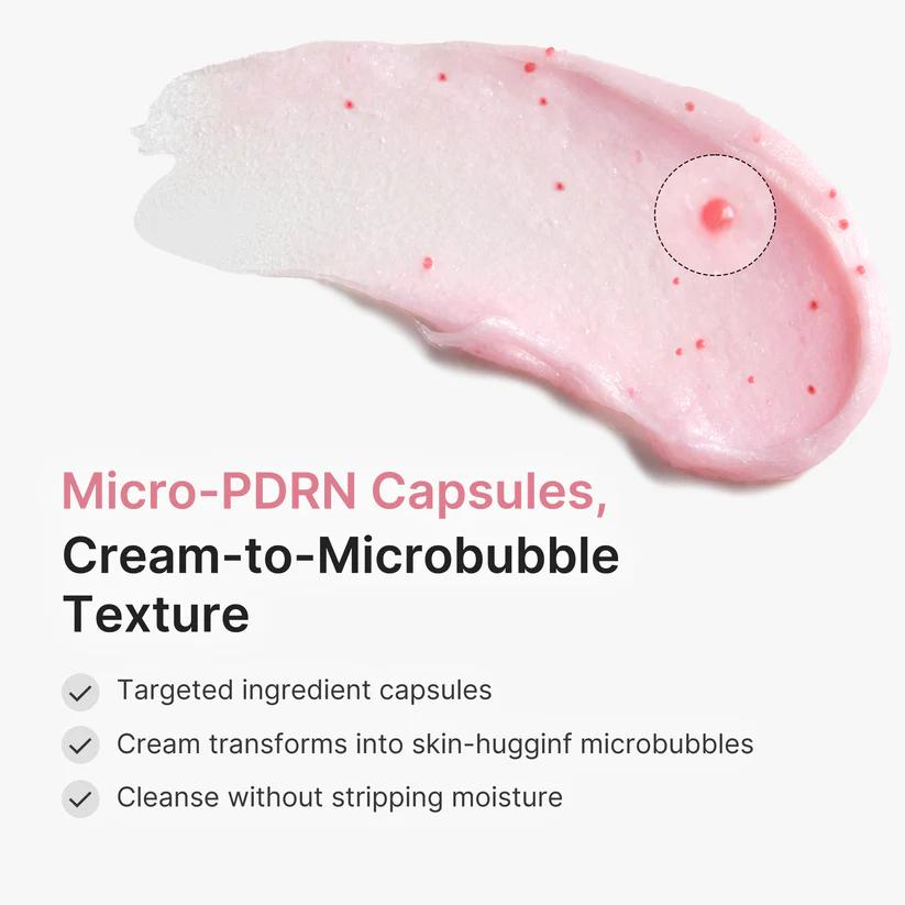 Medicube Espuma de Limpeza com Cápsulas PDRN Pink Glutationa 120 g