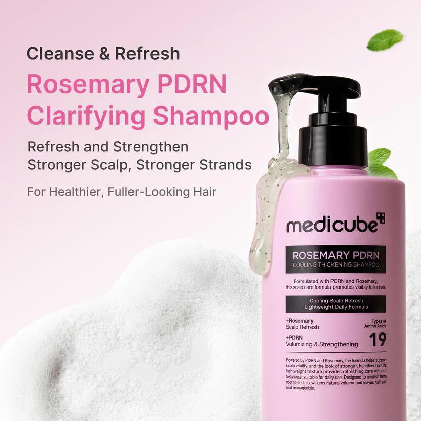Medicube Shampoo Refrescante PDRN Alecrim 400 ml